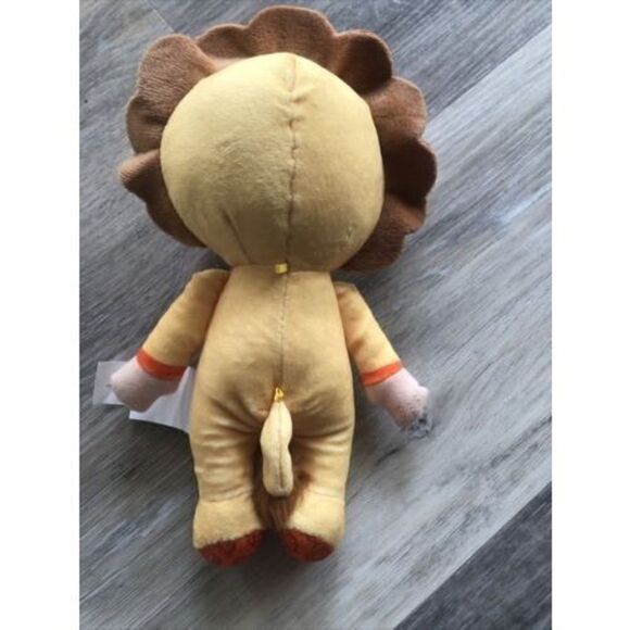 Cocomelon JJ LION Cat 8" Yellow Plush Doll Soft Toy w/ Plastic Face - Picture 6 of 7